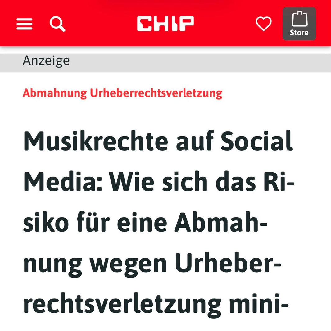 Instagram Reels & TikToks: Wenn Musik zur Abmahnung führt