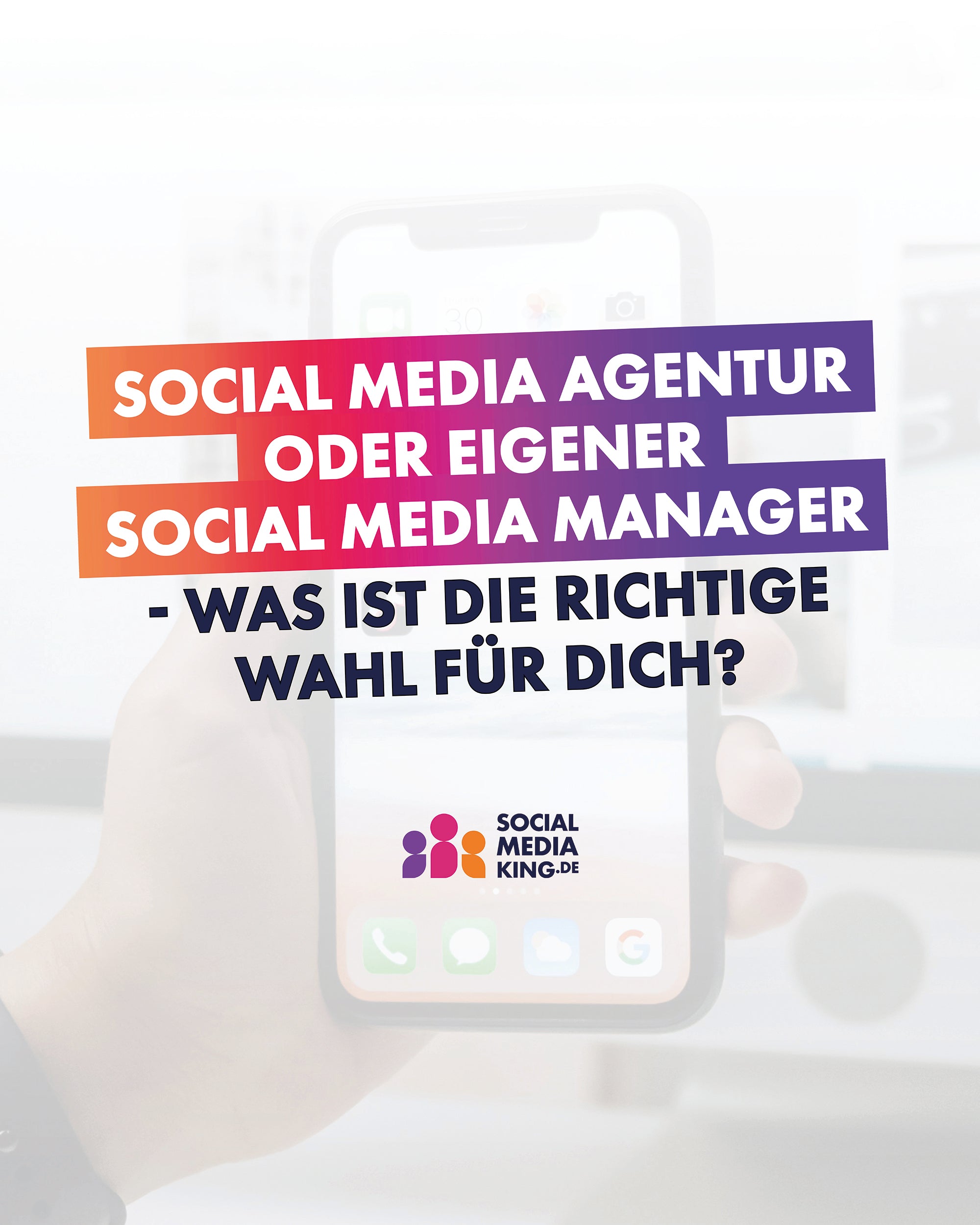 Social Media Agentur oder eigener Social Media Manager – was ist die richtige Wahl für dich?