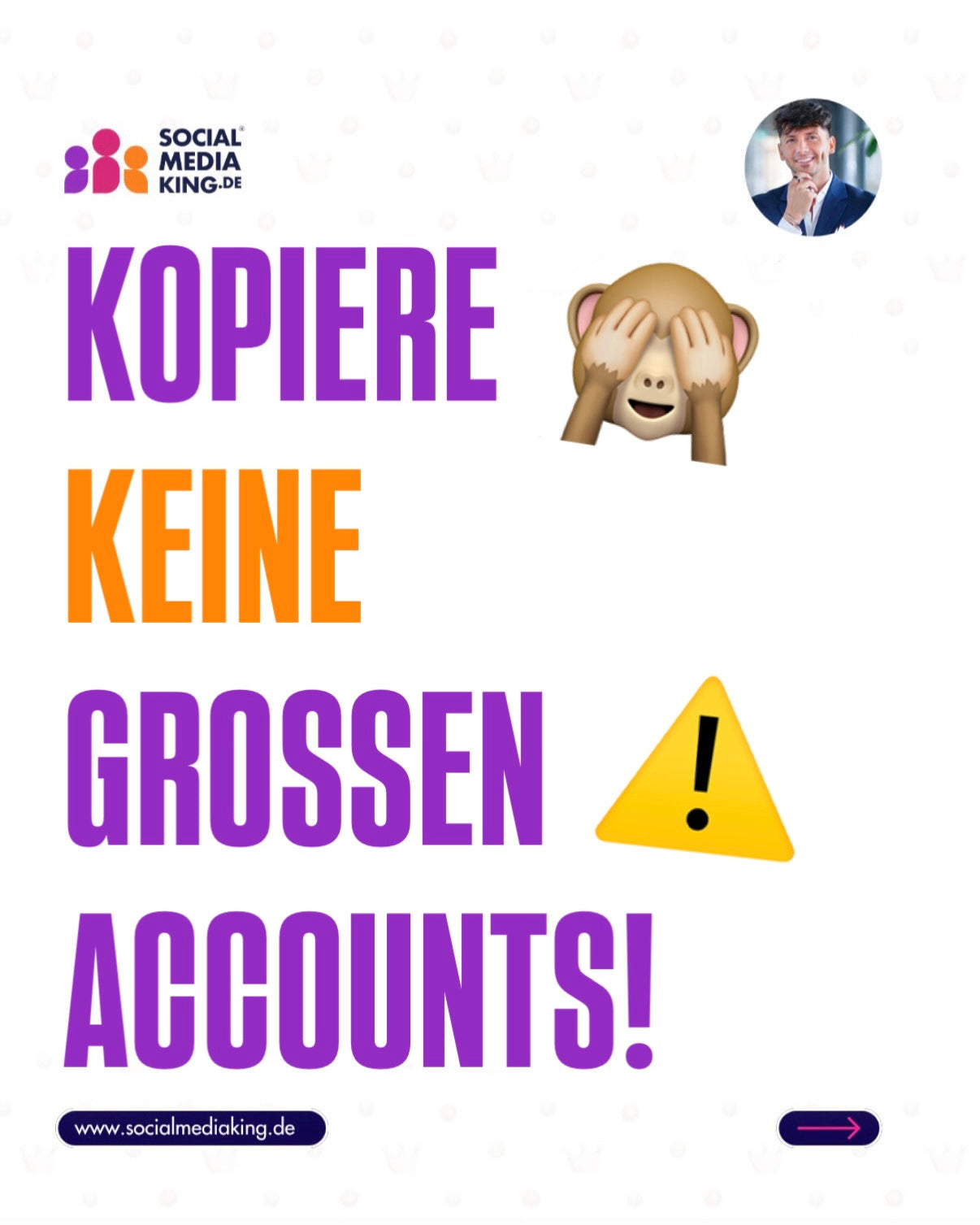 Warum das Kopieren großer Social Media Accounts dein Wachstum ausbremst!